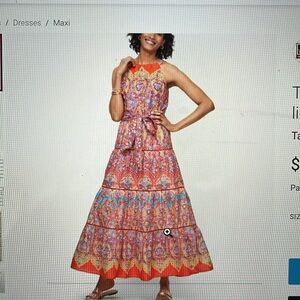 Talbotts cotton maxi sundress purchased for a  party chose a different dress